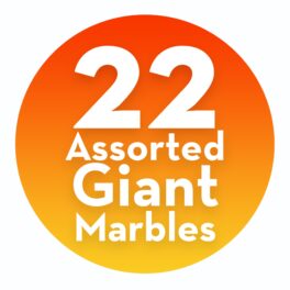 22 Assorted Giant Marbles