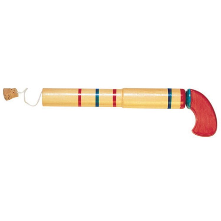 Wooden Pop Gun Retro Novelty Party Bag Filler Traditional Kids Toy Fun Prank for sale online 