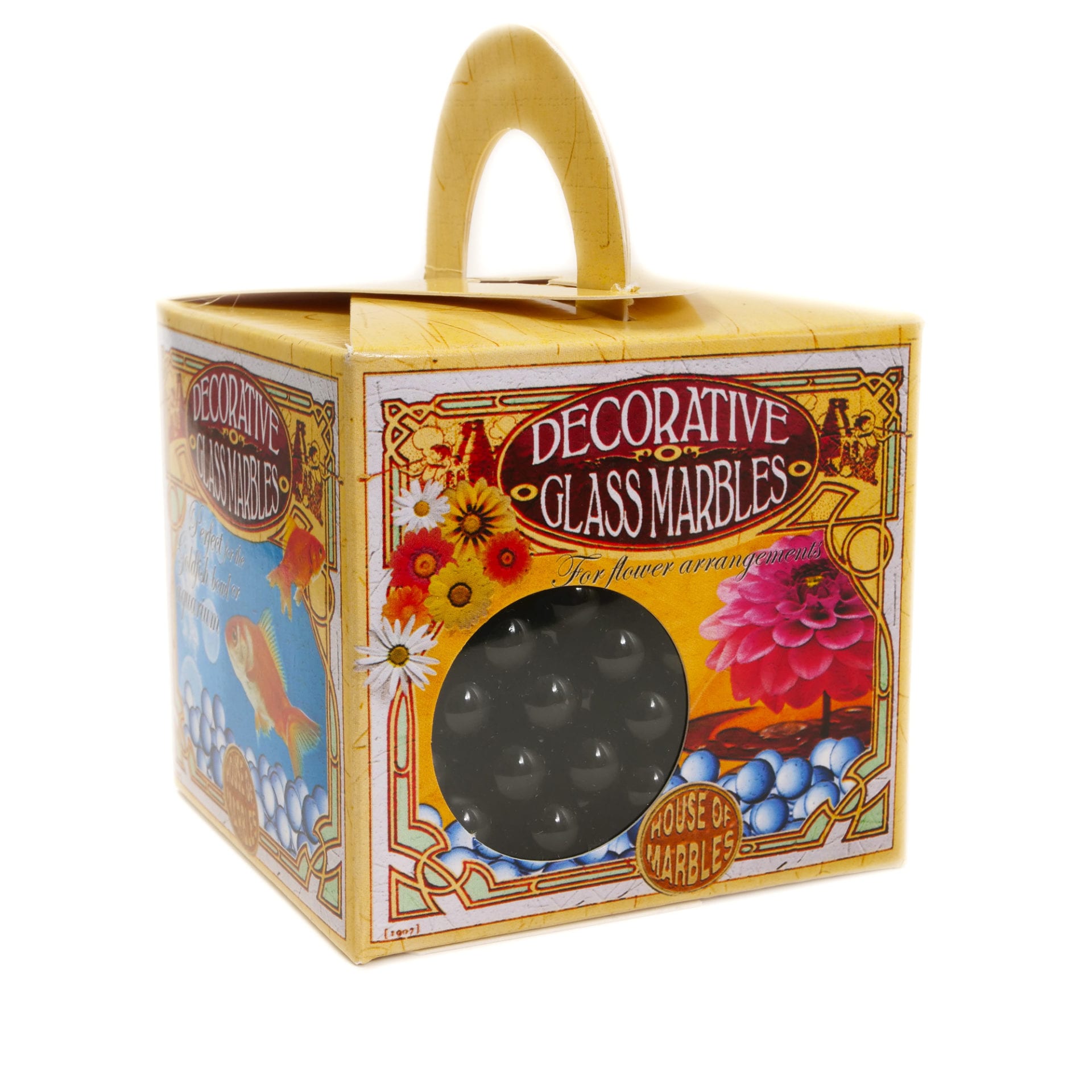 Box of 250 Black Marbles House of Marbles