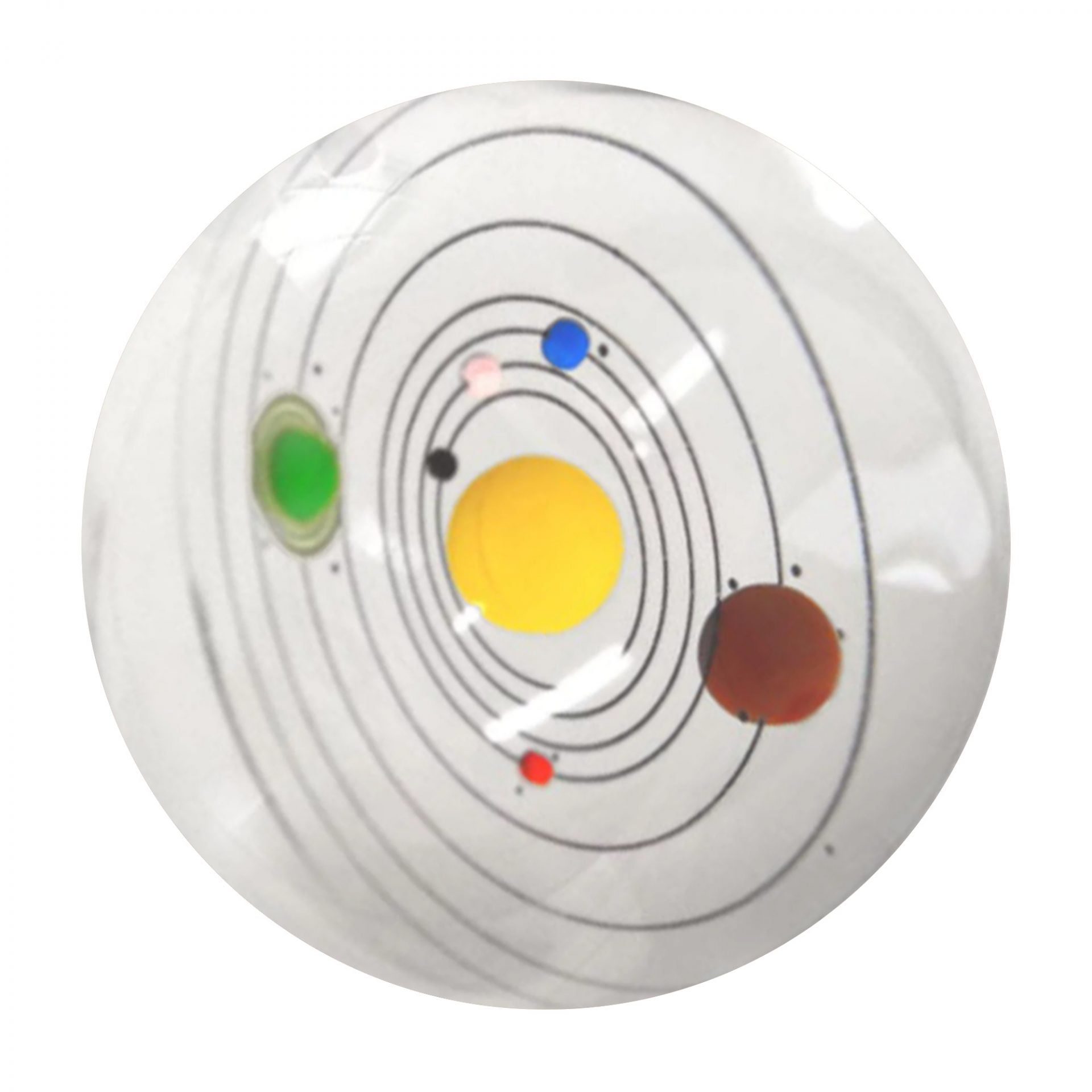 Large Solar System Marble 80mm House of Marbles
