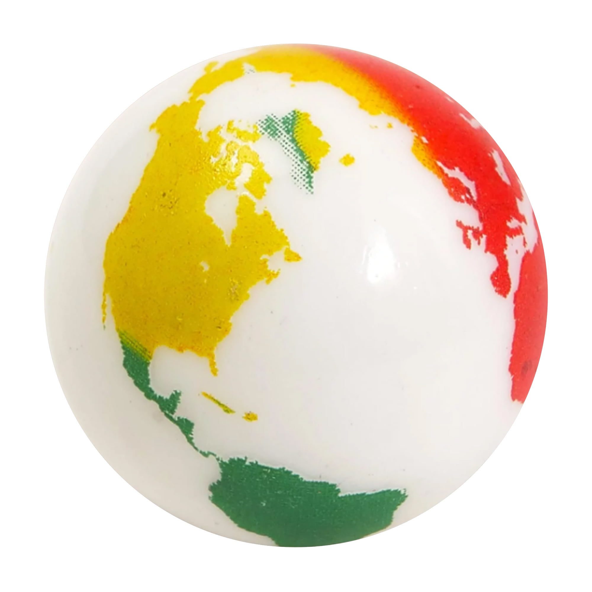 Neu Einzeln Farbig Glas Weltkugel Karte Atlas 40mm Groß Marble Sammler