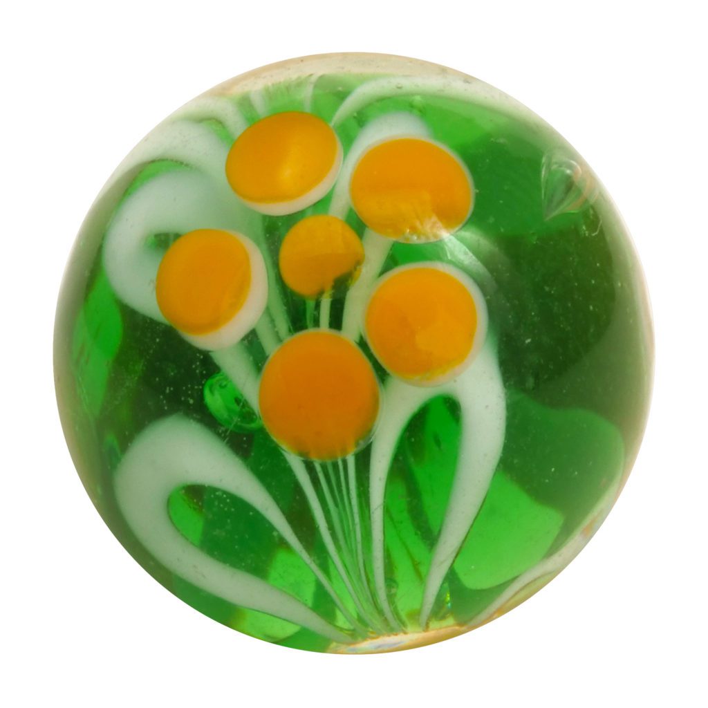 Peony Marble Green House of Marbles