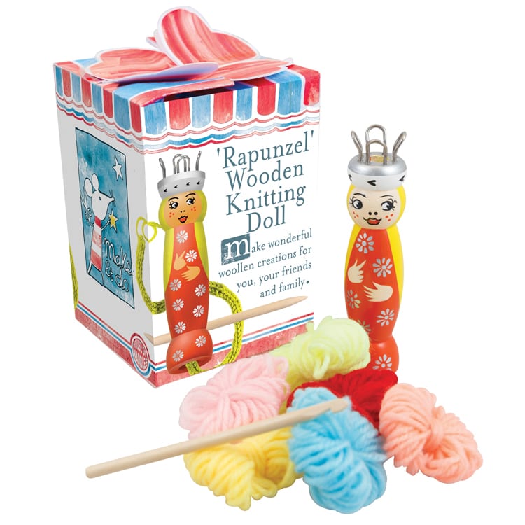 Knitting Doll by House of Marbles retro range Ideal for children