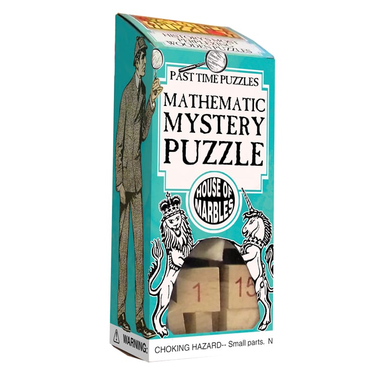 Past Time Wooden Puzzles - Mathematic Mystery Puzzle Instructions 