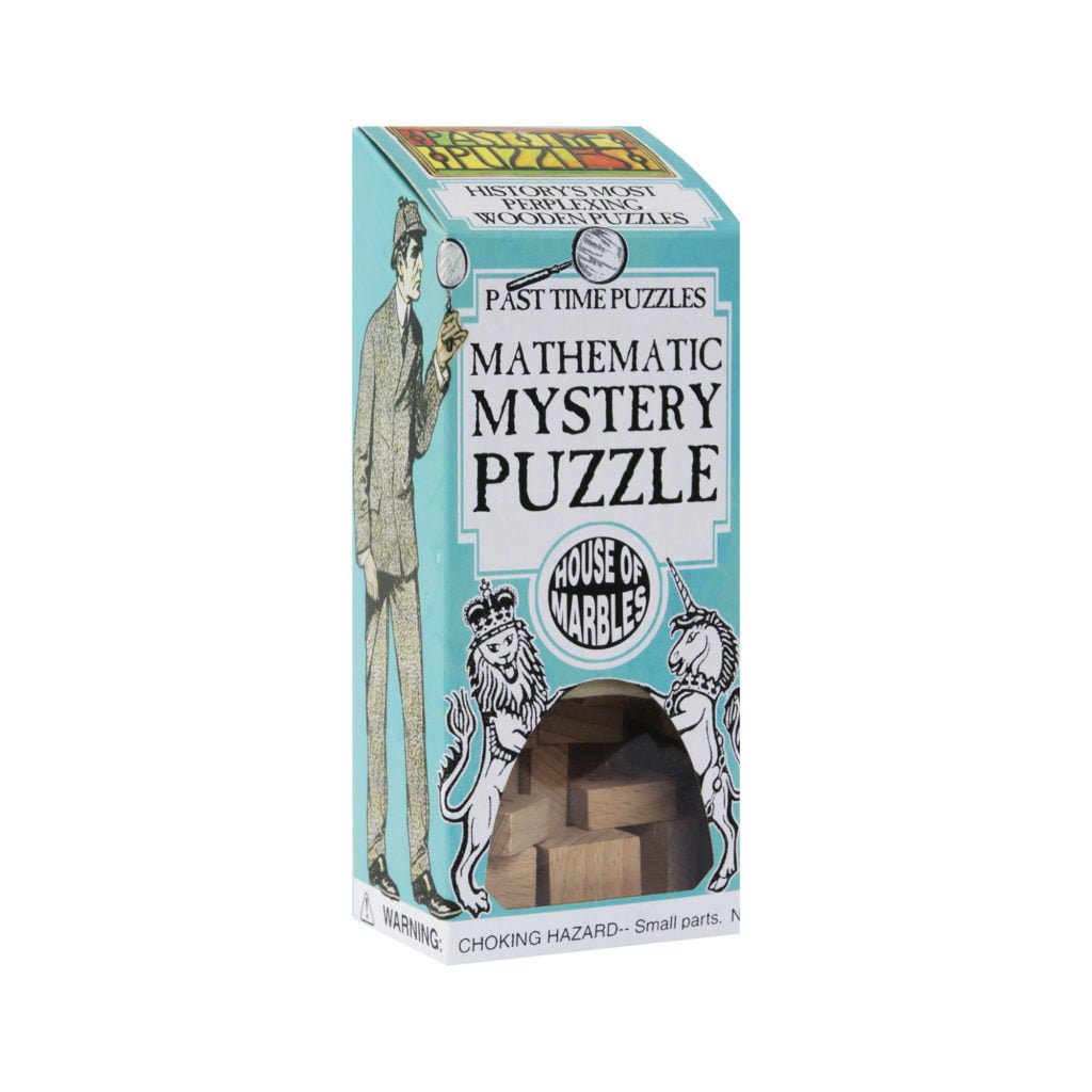 Past Time Wooden Puzzles - Mathematic Mystery Puzzle Instructions 