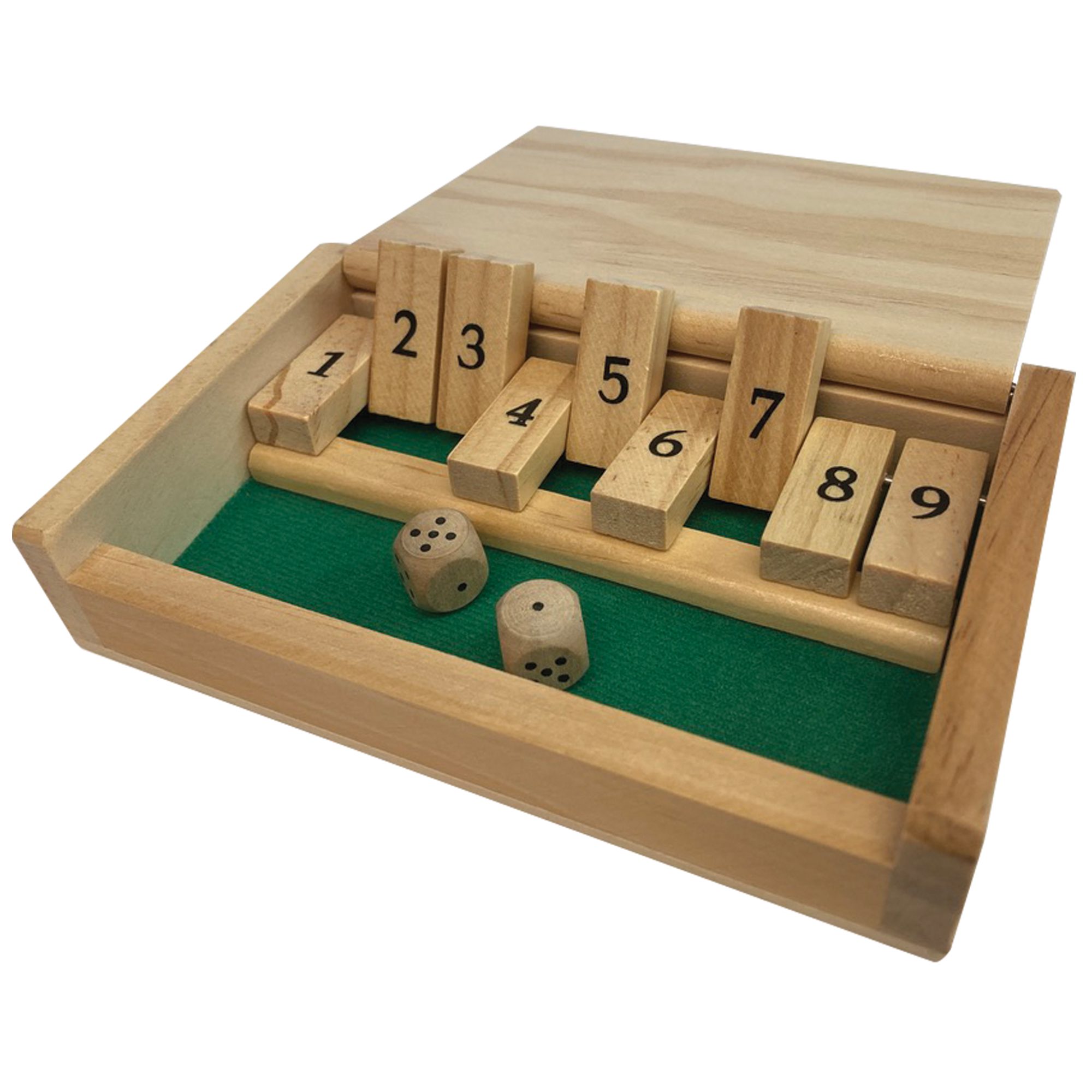 Wooden Shut The Box Game - House of Marbles
