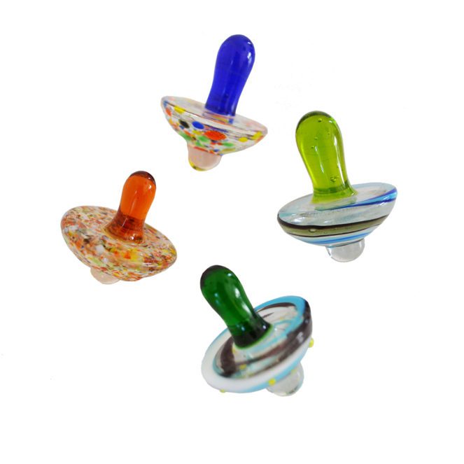 Glass Spinning Top House of Marbles