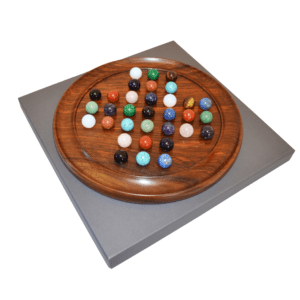 Stone Marble Solitaire Game Set from House of Marbles