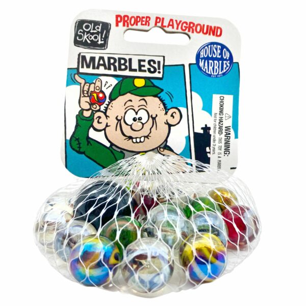Old Skool Proper Playground Bag of Marbles House of Marbles