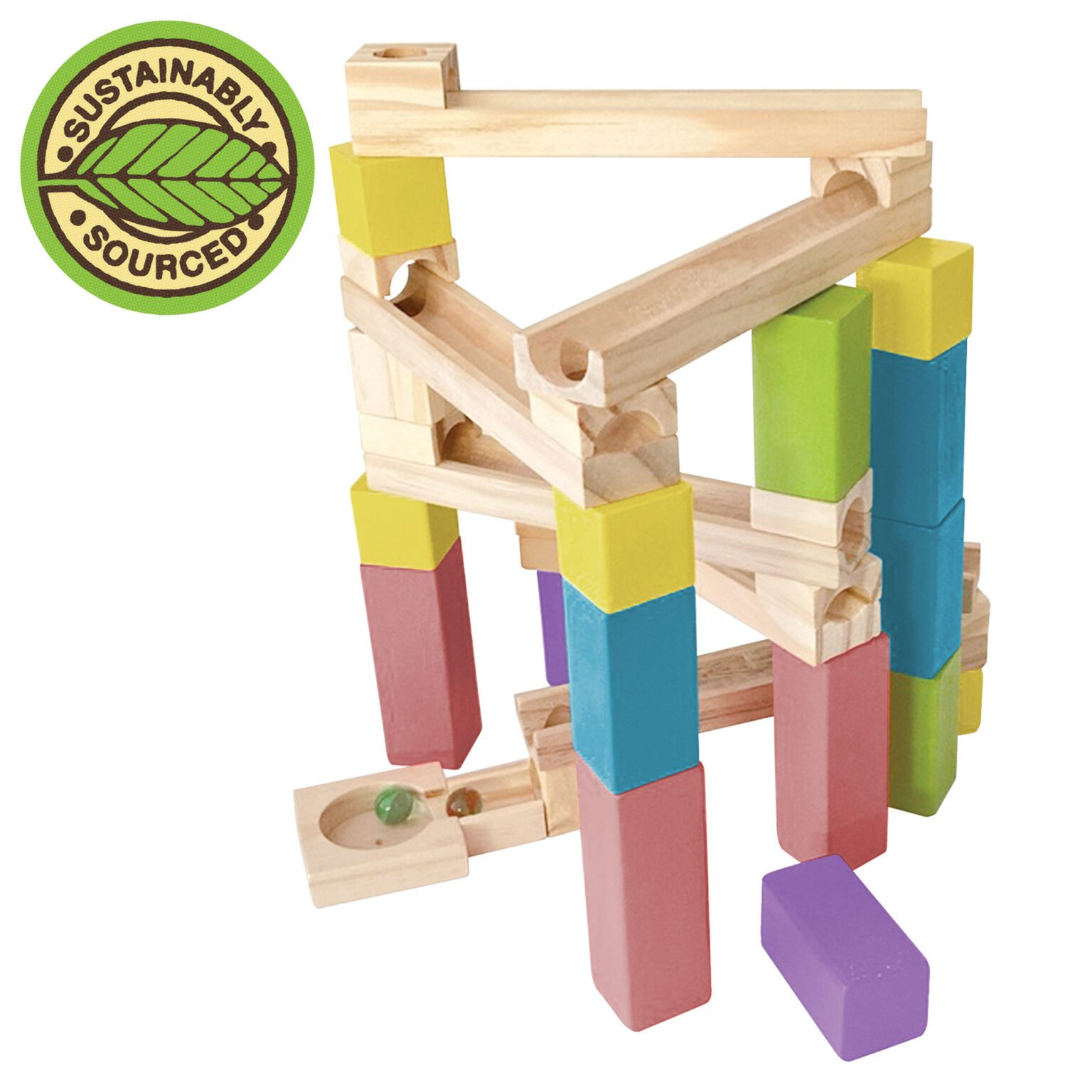 Wooden Marble Run - House of Marbles