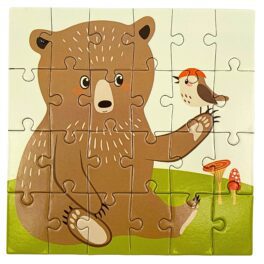 Mini Wildlife Jigsaw - Bear