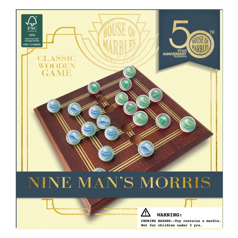 Mini Board Game Nine Man's Morris House of Marbles