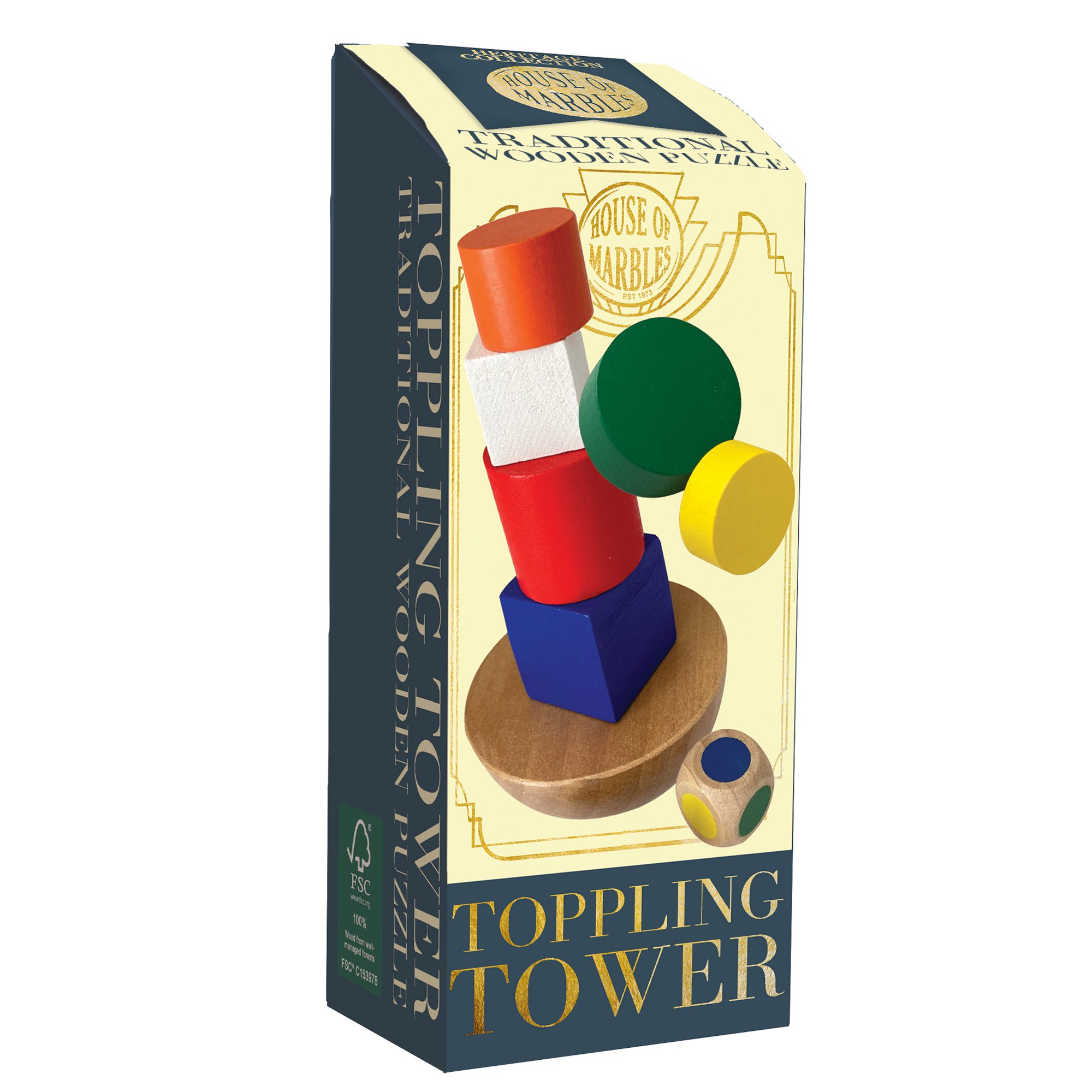 Toppling Tower Wooden Puzzle