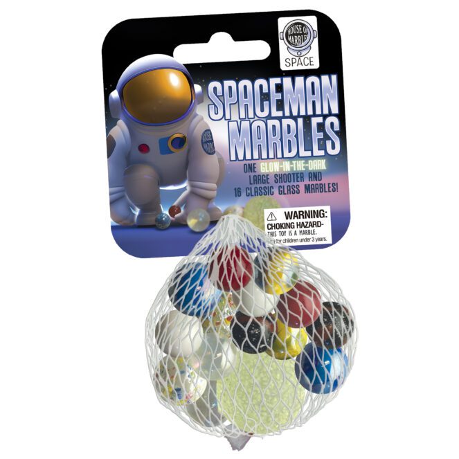 Spaceman Net Bag of Marbles - House of Marbles