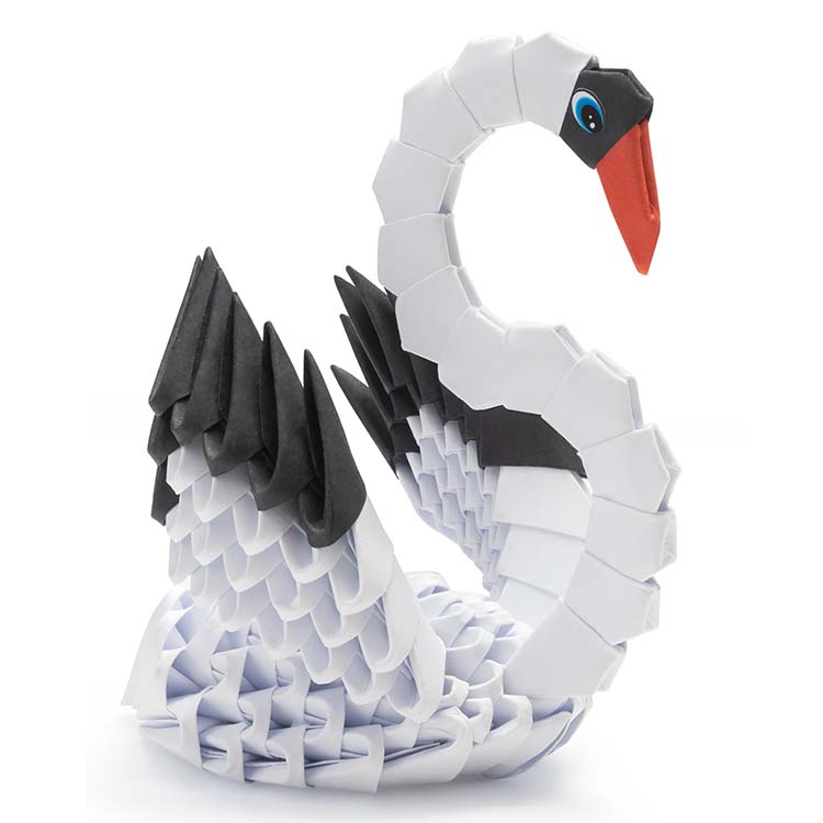 Origami Paper Craft Set - Swan - Image 2