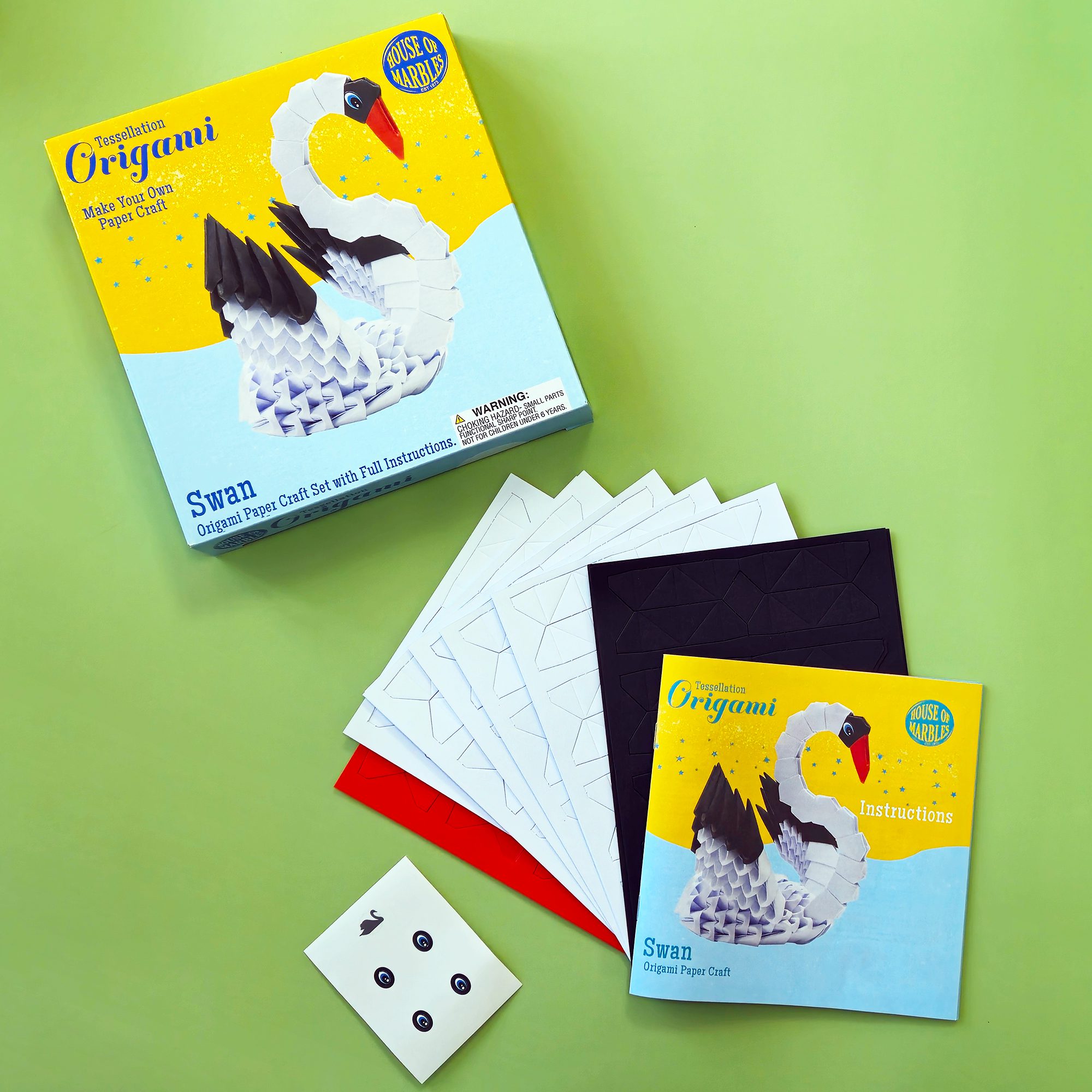Origami Paper Craft Set - Swan - Image 3