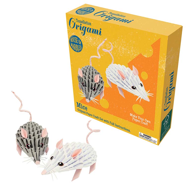Origami Mice Paper Craft Kit - Video Instructions - House of