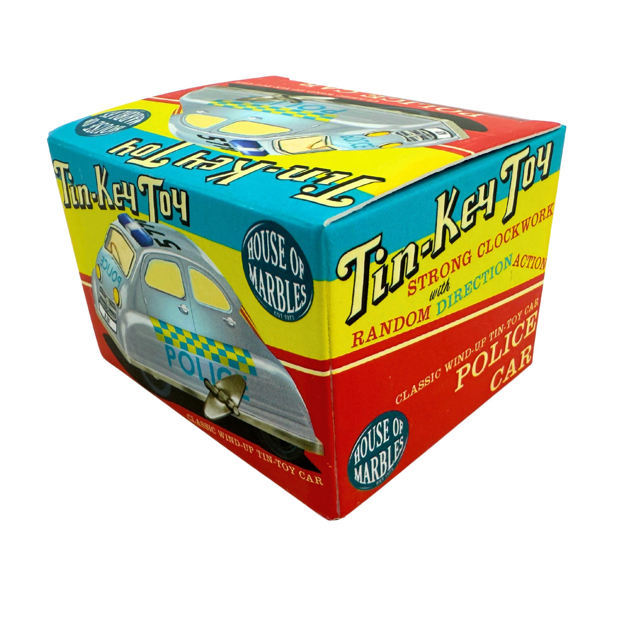 Classic Wind-Up Tin-Toy - Police Car - Image 3