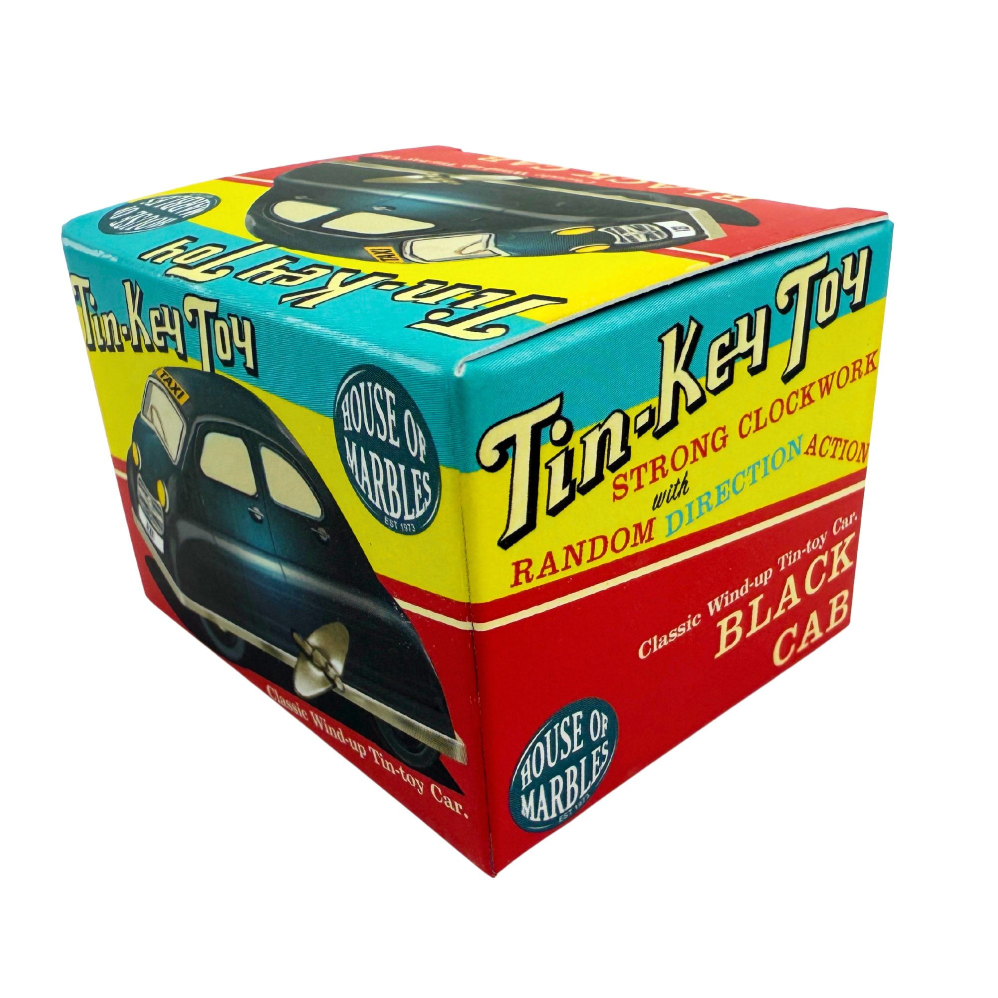 Classic Wind-Up Tin-Toy - Black Cab - House of Marbles