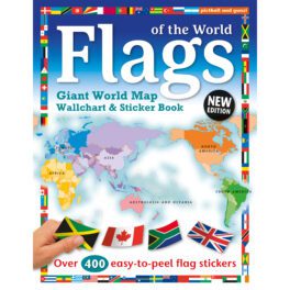 Flags of the World Sticker Book and Wallchart