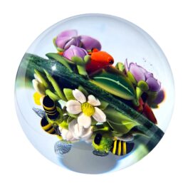 Double Sided Bee & Gecko Marble | 40mm