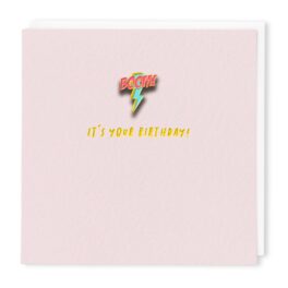 Boom! | Greeting Card With Pin Badge