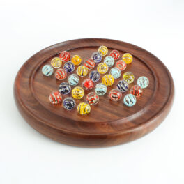 Moonstone Marble Solitaire Board Game - Glow-in-the-Dark