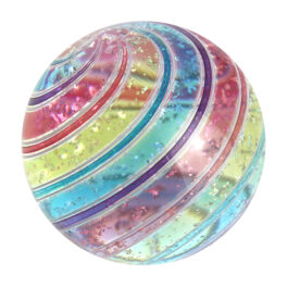 Clear Swirl Marble | Multi - 37mm
