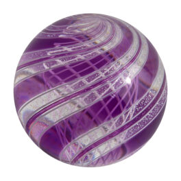 Latticino Marble | Purple - 37mm