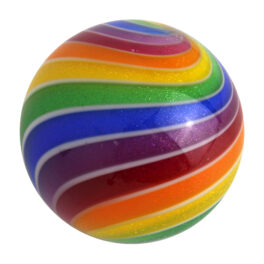 Cane Swirl Marble | Rainbow - 40 mm